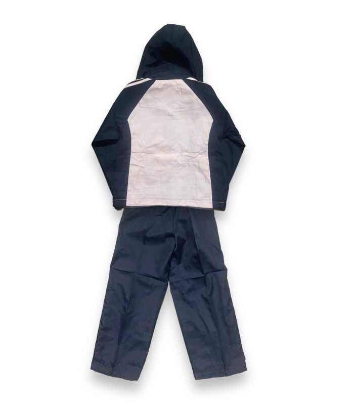 Conjunto Corta Vento Sport Infantil Rosa/preto Importado
